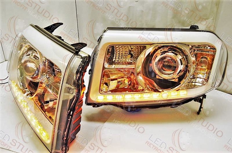 Светодиодные Bi Led фары Honda Pilot 08-